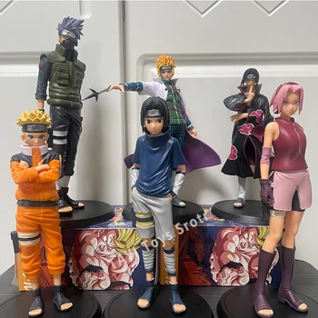 Nové Naruto Shippuden Anime Postava Model Uchiha Itachi Sasuke Bolest Kakashi Akční Obrázek Panenky Dekorace PVC Hračka, Dar