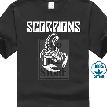 Nové Populární Hard Rockové Kapely Scorpions Legenda Pánské Černé Tričko Velikost S-3Xl