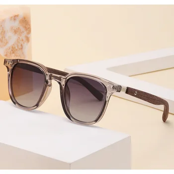 Nové TR90 Polarizované sluneční Brýle Muži Ženy Dřevo Zrno Vysoce kvalitní Vintage Obdélníkové Brýle, Venkovní Sluneční Ochranu UV sluneční Brýle