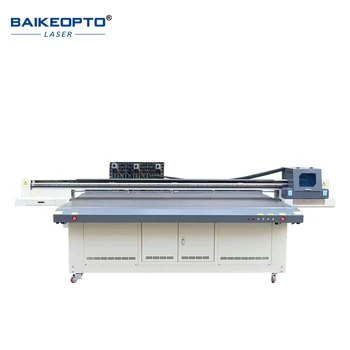 Nový Model Flatbed UV Tiskárny Inkoustové Průmyslové 2500 mm*1 300 mm Oblast Tisku Aplikovat Na Různé Materiály BK-2513
