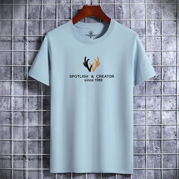 Nový T-Shirt pro Muže 2022 Letní Fitness O-Krk Nadrozměrných Goth Punk Vintage Hip Hop Páry Mužů T Košile Mužské T-shirt Topy