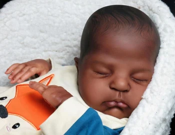 NPK 20inch Již Malované Hotové Reborn Baby Doll Remi Spící Dítě 3D Obraz s Viditelné Žíly