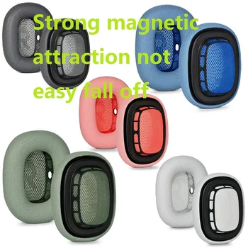 Náhradní Ušní polštářky polštáře Pro Airpods Max Sluchátka Apple mřížkové tkaniny Silné Magnetické přitažlivosti Ušní kryty