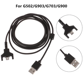 Odolný USB Nabíjecí Kabel Myš Kabel Pro LG Herní Myš G403/G903/G703/G900 GPW Sluchátkový Kabel