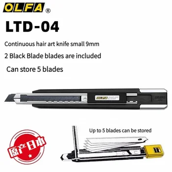 OLFA LTD-04 Fréza Limitovaná Série 9mm Nůž Zpracování Tapety Řezání, Řemeslné Nástroje, Odpovídající modul Snap-off Čepele ASBB-10