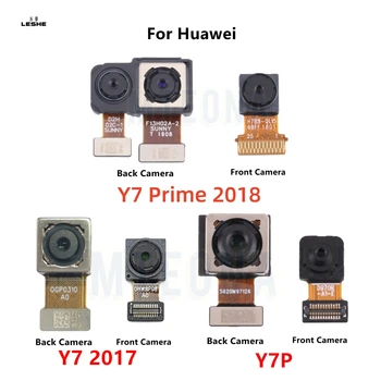 Originál Pro Huawei Y7 Prime 2017 2018 Y7P Zpět Zadní Fotoaparát Modul Flex Kabel +Přední Čelí Fotoaparát Náhradní