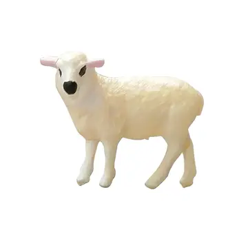 Ovce, Model 1:64 Ručně Malované Hračka Ovce Figurka Model Stavební Sestavy