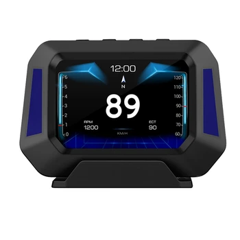 P21 HUD, Auto Tester GPS Diagnostický Nástroj Dashboard Auto OBD Monitorovat Auto LCD Monitor