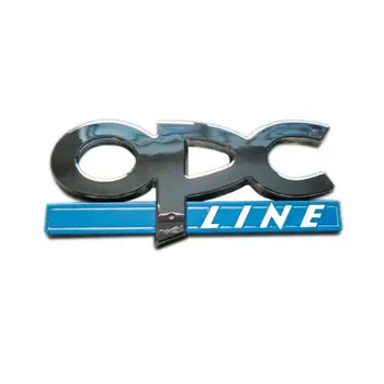 Plastové Chrome OPCLINE OPC LINE Automobilové Modifikace Samolepka Znak Odznak