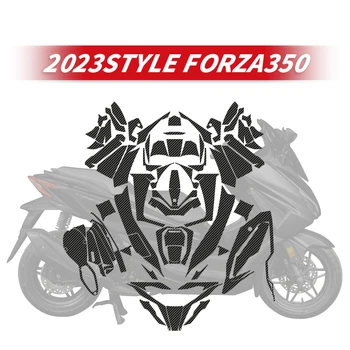 Použití Pro HONDA FORZA350 2023 Let Motocykl Uhlíkových Vláken Samolepky Dresy Bike Příslušenství Dekorace A Ochrana Refit Obtisk