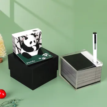 Poznámkový blok Panda Papírový Model Poznámkový blok Vysoce Kvalitní Mini 3D Děti Dárky Papír 217Sheets Memo Podložky Tabulka