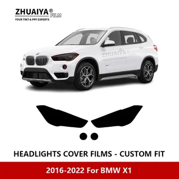 Pro BMW X1 2016-2022 Vozu Vnější Světlomet Anti-scratch PPF precut Ochranný film, Opravy fólie Auto samolepky Příslušenství