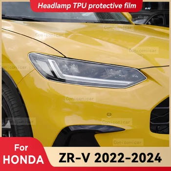 Pro HONDA ZR-V 2022-2024 ZRV Auto Světlomet Transparentní TPU Ochranný Kryt Film Přední Světlo Odstín Změní Barvu Štítku