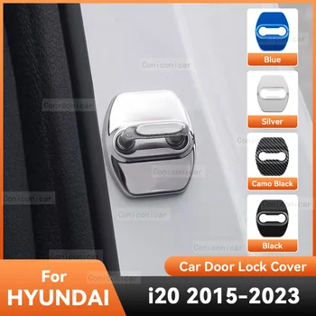 Pro HYUNDAI I20 2015-2023 2022 Příslušenství Car Dveře Zámek Chrání Kryt Emblémy Případ z Nerezové Oceli Dekorace Ochranu