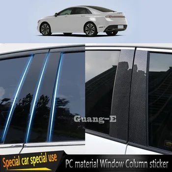 Pro Lincoln MKZ 2015-2020 Auto PC Materiál Pilíř Post Kryt Čalounění Dveří Okna Piano Black Lití Nálepka Desky 10ks