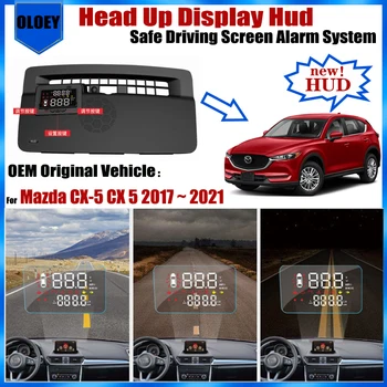 Pro Mazda CX-5 CX 5 2017 2018 2019 2020 2021 OEM Head Up Display HUD Bezpečné Jízdy Obrazovka Alarm Systém Auto Elektronická Příslušenství