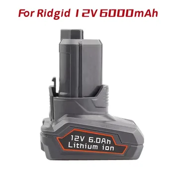 pro Ridget L1240 12V 6000mAh Lithium Náhradní Baterie R82007 R82009 R82048 R82049 R82059 Bezšňůrových elektrických Nástrojů