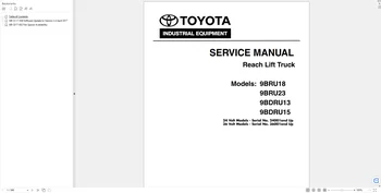 Pro Toyota Vysokozdvižný vozík 16,5 GB PDF 2022 Opravárenské Příručky, Katalog náhradních Dílů A schéma Zapojení DVD