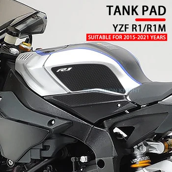 Pro Yamaha YZF R1 R1M YZFR1 YZF-R1 2015 - 2021 Straně Palivové Nádrže Tank pad Protector Podložky Samolepky Obtisk Plynu Koleno Grip Trakci Pad
