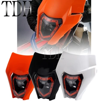 Pro Za 690 Enduro R a SMC-R EXC SIX DAYS Enduro, Dirt Bike E8 LED Světlometů Head Light Frame Motocross Světlometů Systémem Osvětlení