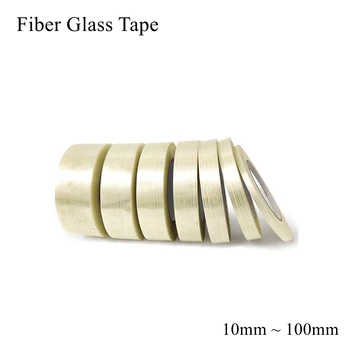 Pruhované Fiber Glass Pásky Jednostranné Samolepící Transparentní Zesílené Vlákno Svázaný Model Těsnící Super Silný Oky