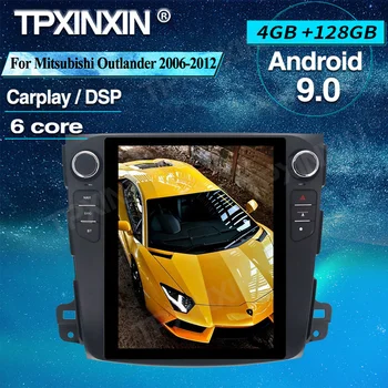 PX6 Pro Mitsubishi Outlander 2006-2012 Android 9.0 Auto GPS Navigace Stereo Headunit Multimediální Přehrávač, Auto Rádio, magnetofon