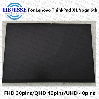 Původní+14 Palcový Notebook LCD Dotykový Displej, Náhradní Shromáždění S Desky Pro Lenovo ThinkPad X1 Yoga 6. Gen 20XY 20Y0