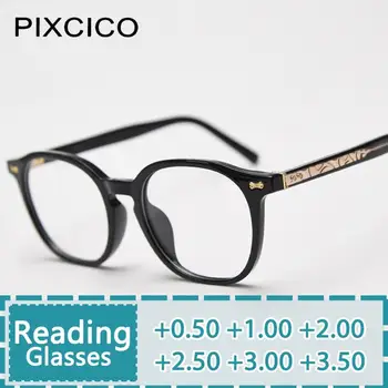 R57116 Luxusní Nýt Brýle Dioptrické +0.50~+3.50 Dámy Značky Design Retro Presbyopickém Brýle Muži Optické Jasné, Brýle