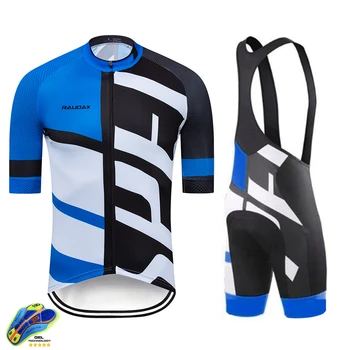 Raudax-Cyklistické dresy pro Muže, Letní Oblečení, MTB Cyklistika Bib krátké kalhoty, Cyklistické Dresy, Triatlon, Sportovní Tým, 2024