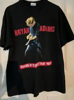 Remake z roku 1992 Bryan Adams Koncert Tričko, unisex bavlněné tričko TE6207 dlouhé rukávy