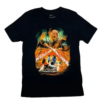 Ročník Hořící Film T-Shirt Velikost Velká Retro od Dutiny Barvy