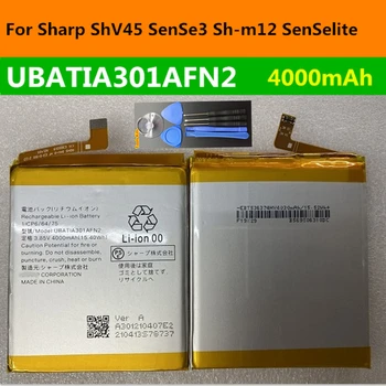 Runboss Originální Nová Baterie 4000mAh UBATIA301AFN2 Baterie pro Sharp ShV45 SenSe3 Sh-m12 SenSelite Telefon Baterie
