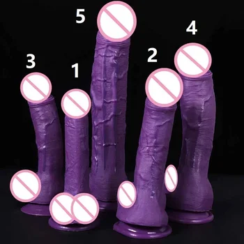 S-XXL Dildo Vagina Anální Plug Vibrátor 18 + Pánské a Dámské Erotika Masturbátor Dlouhé Dildo Anální Stimulátor Masér Sex Shop 18+