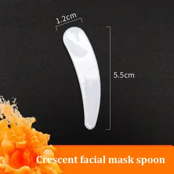 sada Mini Maska Krém Lžíce Tvář Oční Krém Stick Kosmetika Míchání Špachtlí Jednorázové Zakřivená Lopatka Krásy Make-up Nástroje Sady