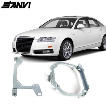 SANVI AFS/NON-AFS Světlometů Rámec pro Audi A4/A5/A6/A8/Q5/Q7 Auto Světlo Upgrade Bi LED a Xenon Projektor Čočky Auto-Styling