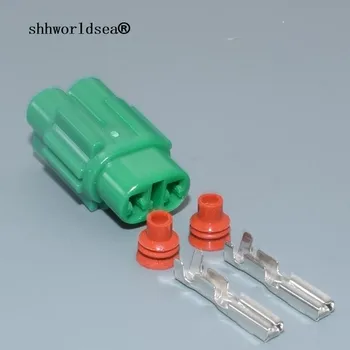 Shhworldsea 2 pin uzavřené série 2,3 mm(090) auto vodotěsný konektor 6180-2591 auto Plastové díly auto konektor plug