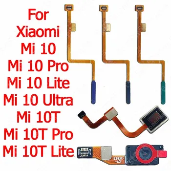 Snímač otisků prstů Flex Kabel Pro Xiaomi Mi 10T Pro 10 Ultra Mi10 Lite Touch 5G Menu enter Finger Print Scanner Náhradní Díly