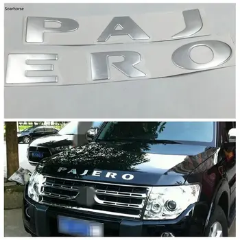 Soarhorse Stříbrná Přední Kapoty Emblémy Odznak Logo Nálepky pro Pajero Montero V73 V75 V77 V93 V97