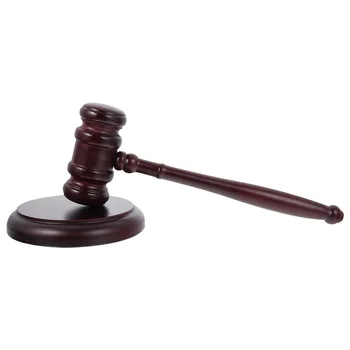 Soudní Síň, Palička Nastavit Soudce Kladivo Dřevěné Ručně Aukce Zvuk Kolem Bloku Právník Craft