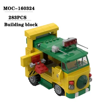 Stavební Blok MOC-160324 Cestovní Vanassembly Stavební Blok Model Vozu Party Auto Dospělé Děti, Hračka, Dar, Narozeniny, Vánoční Model