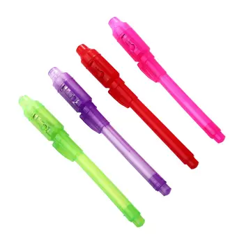 Světelné Světelné Pero Magic Color Pen Neviditelný Světelný Pera, Světelné Pero LED Svítilna Pero 2 V 1 Světelné Pero Pero s Neviditelným Inkoustem