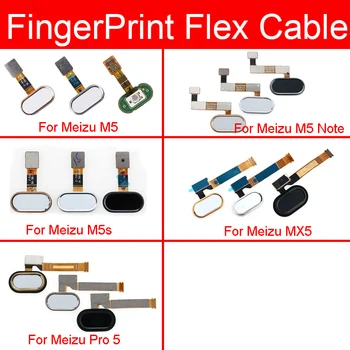 Tlačítko domů Flex Kabel Pro Meizu Pro 5 M5 M5 MX5 Poznámka tlačítko Menu Rozpoznávání Otisků prstů, Senzor Flex Kabel Opravy Náhradní
