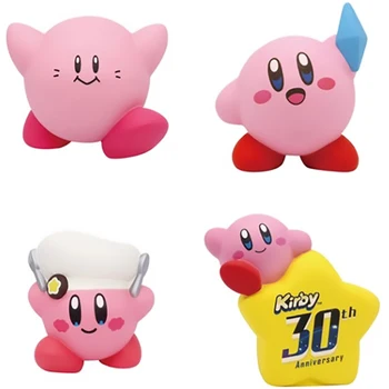 TOMY Kapsle Japonská Hvězda Kirby 30. Výročí Vydání Růžový Ďábel Malý Ornament Hračky, Koníčky Akční Figurky vánoční Dárky