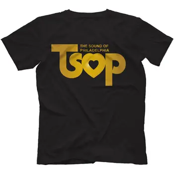 TSOP Zvuk Filadelfie T-Shirt 100% Bavlna Duše Mezinárodní Záznamů