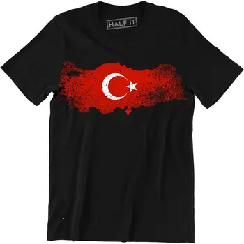 Turecké erb, Vlajka Pánské Tričko- Fotbal Atletika Turecko Tee