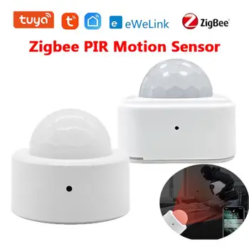 Tuya/eWelink Zigbee Pohybu PIR Senzor, Smart Lidské Mini Detektor Pohybu Infračervený Detektor Domácí Bezpečnostní Automatizace Pro Inteligentní Život