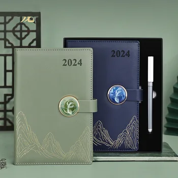Týdenní Plánovač 2024 Agendy Deník Organizer A5 Zápisník a Deník, Kalendář Školní Poznámkový blok Školy Sketchbook Note Book Denní Kit