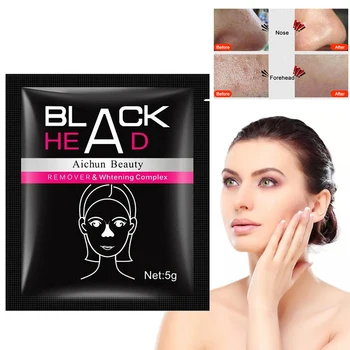 Uhlí Černé Bahno Pupínek Odstranění Obličejové Masky, hloubkové Čištění Čištění Peel Off Černé Nud Facail Masky na Obličej Beauty TSLM1