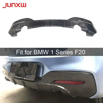 Uhlíkové Vlákno Zadní Lip Difuzoru Spoiler pro BMW 1 Series F20 M135i M140i M Sport 2016 2017 2018 FRP Nárazník Deska Car Styling