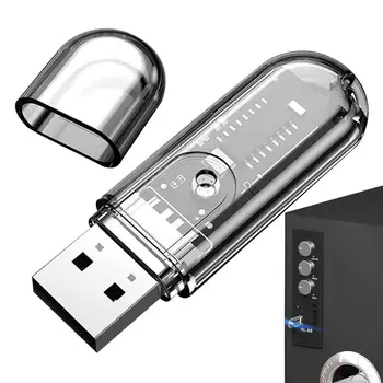 USB Adaptér Robustní Přenosný USB 5.3 Přijímač Audio Adaptér High-Speed In-car Hudební Recepce Adaptér Multifunkční A Stabilní